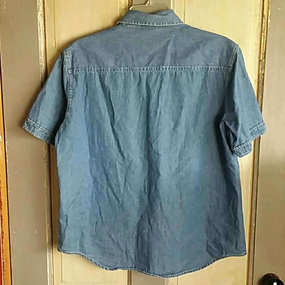 Mickey Unlimited Denim Button Up Shirt - Picture 5 of 7